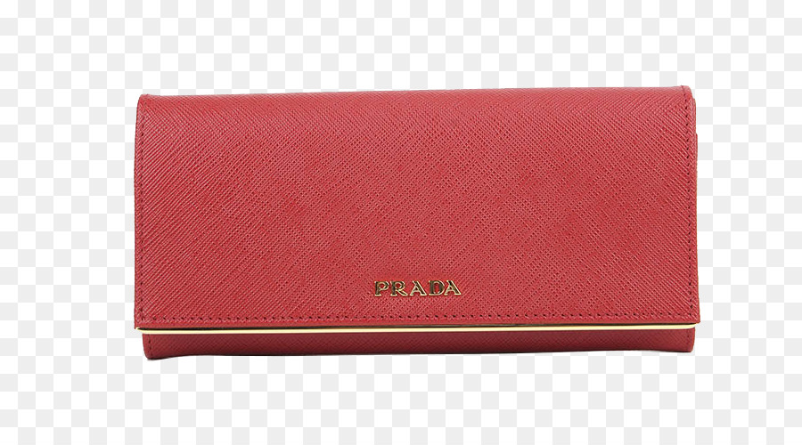 Portefeuille Rouge，Prada PNG