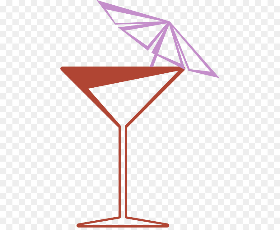 Verre à Cocktail，Parapluie PNG