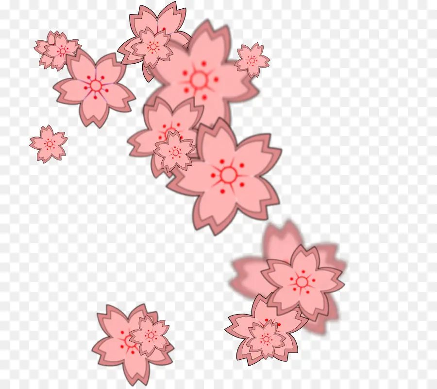 Fleurs De Cerisier，Rose PNG