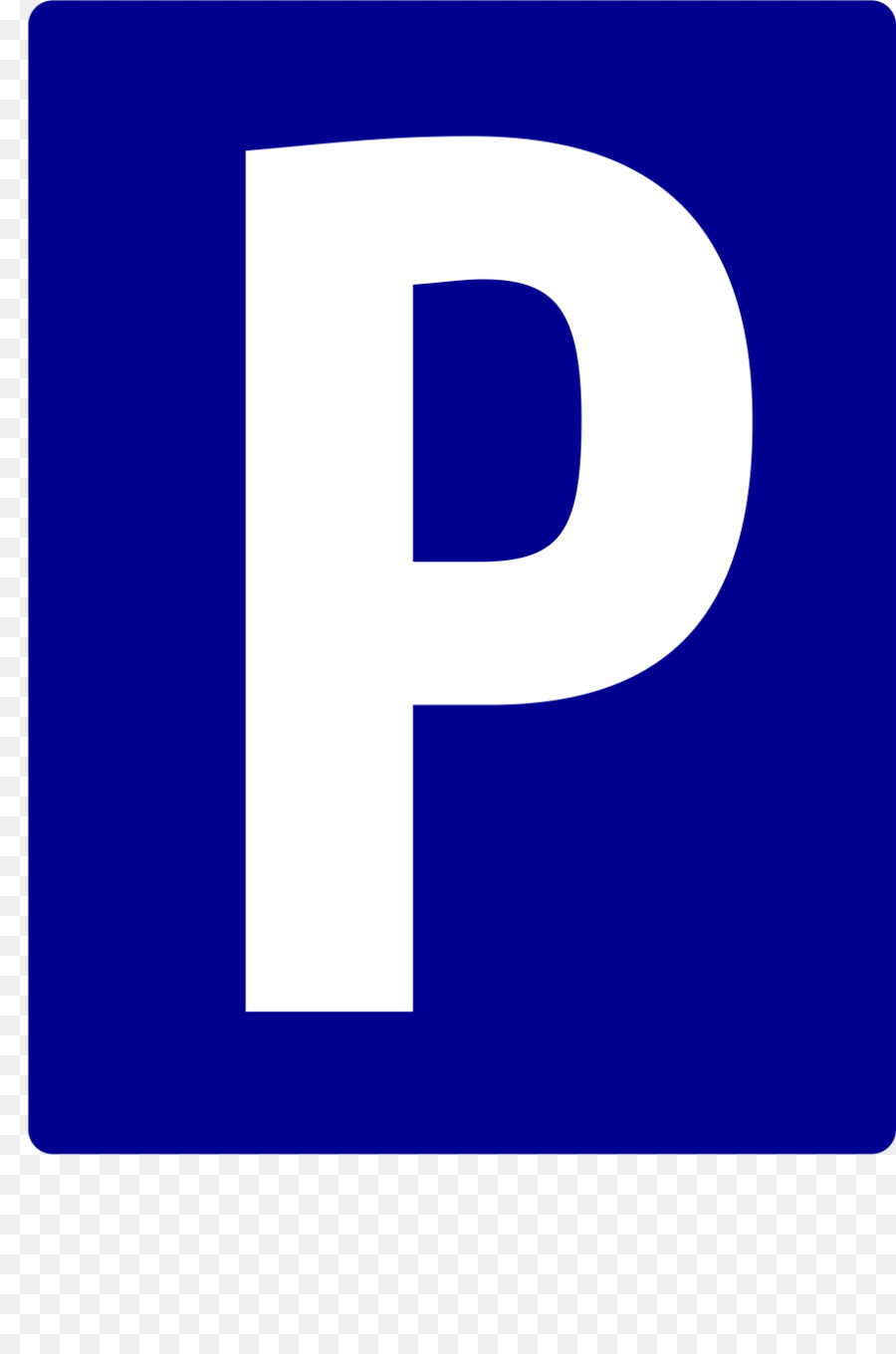 Panneau De Stationnement，Bleu PNG