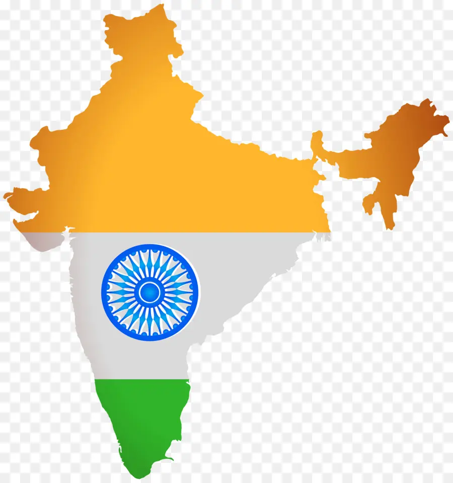 L Inde，Carte PNG