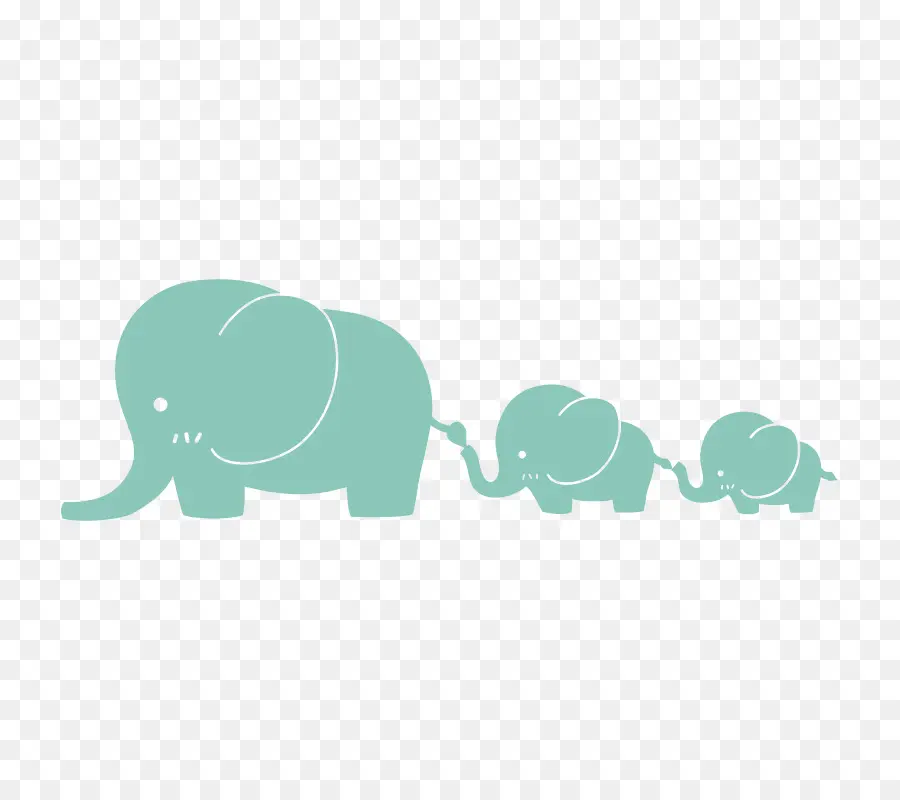 Famille D'éléphants，Éléphant PNG