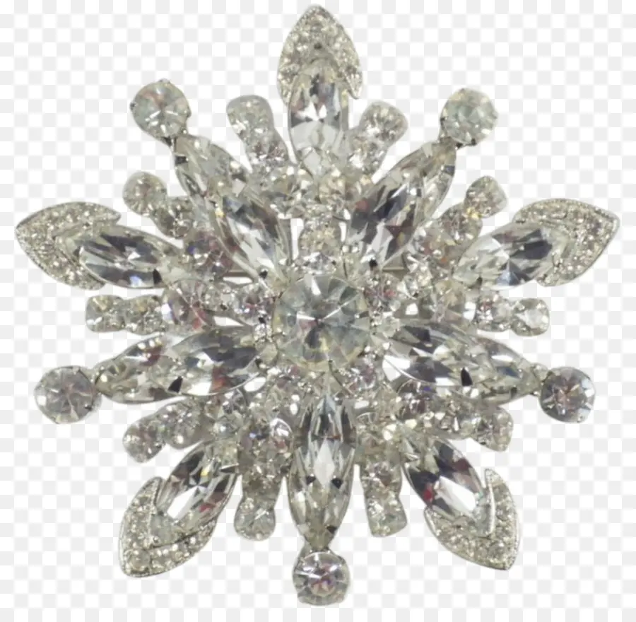 Broche Diamant，Pierres Précieuses PNG