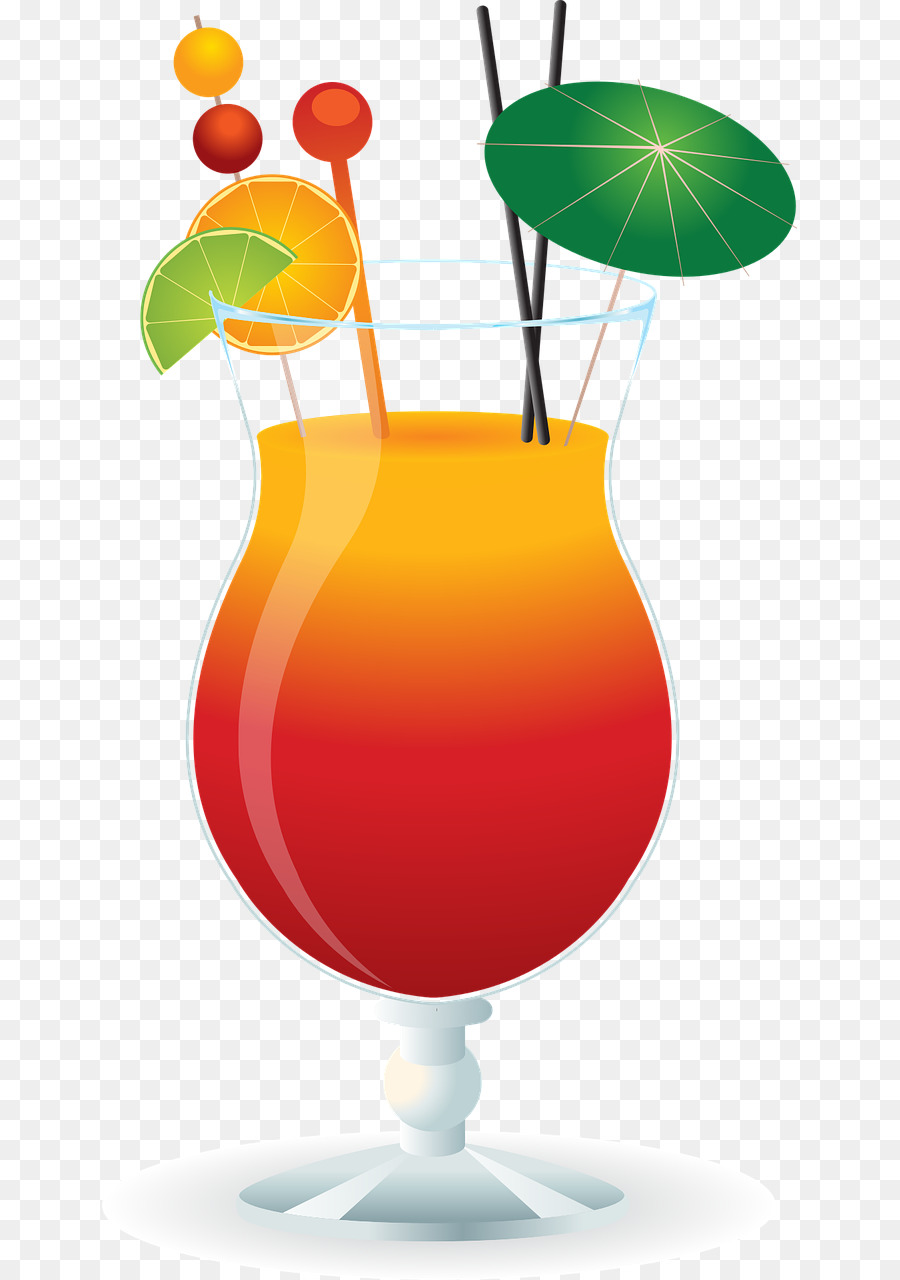 Cocktail Coloré，Parapluie PNG