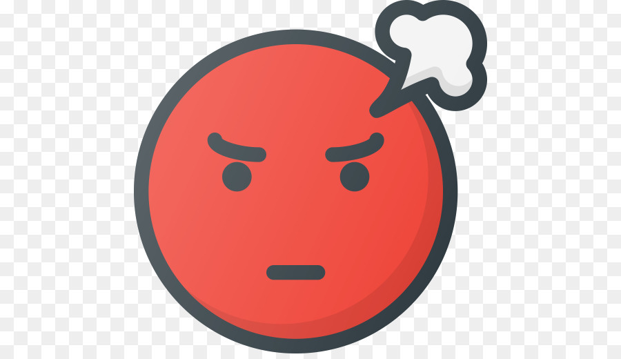 Emoji En Colère，Visage Rouge PNG