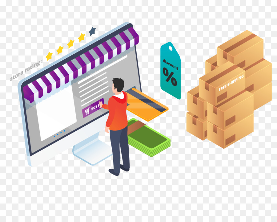 Ecommerce，Service PNG