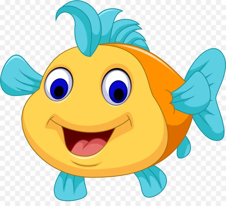 Poisson De Dessin Animé，Aquatique PNG