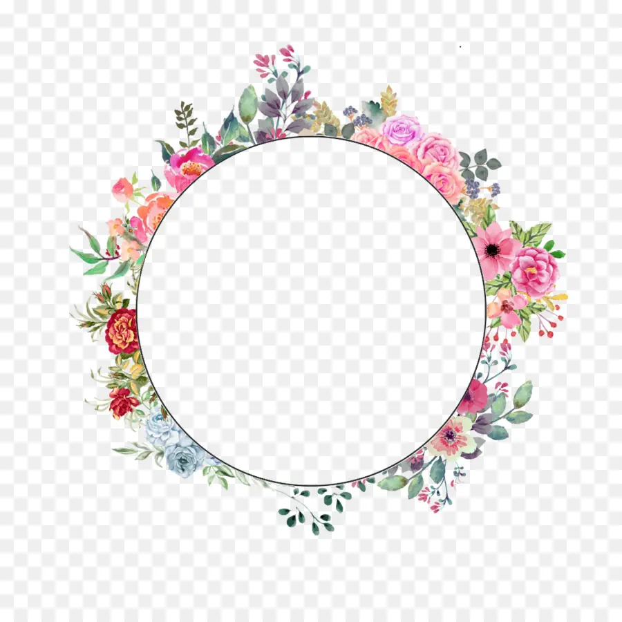 Cadre Floral，Fleurs PNG