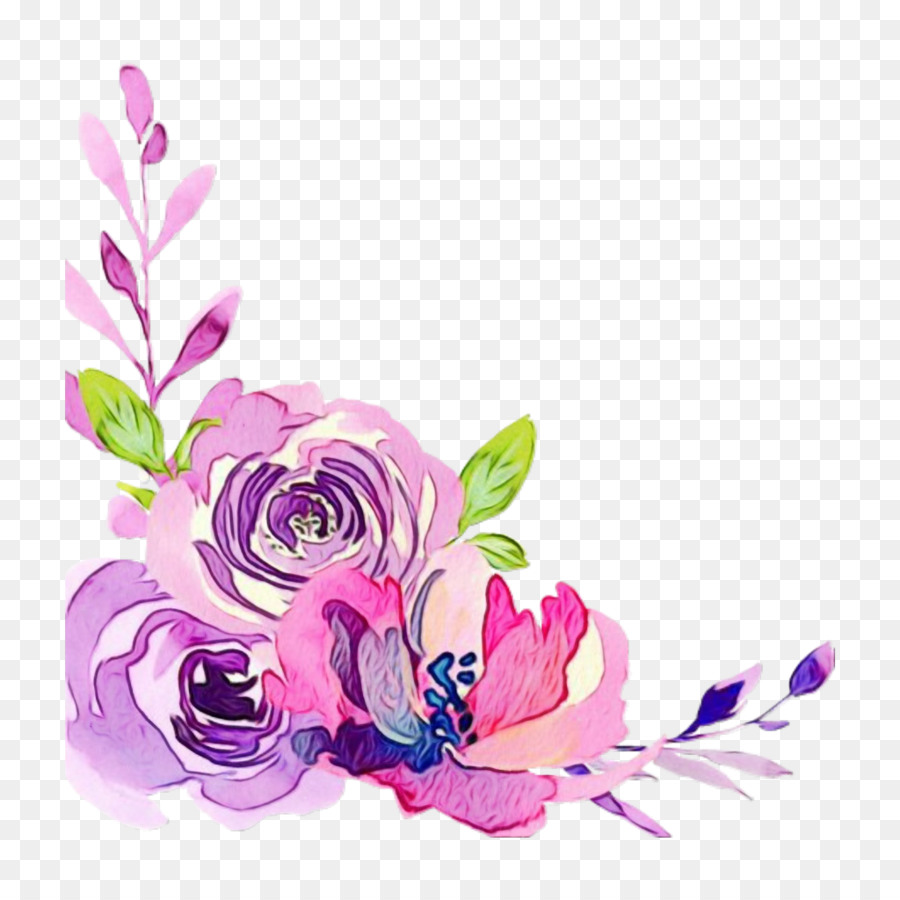 Coin Fleuri，Fleurs PNG