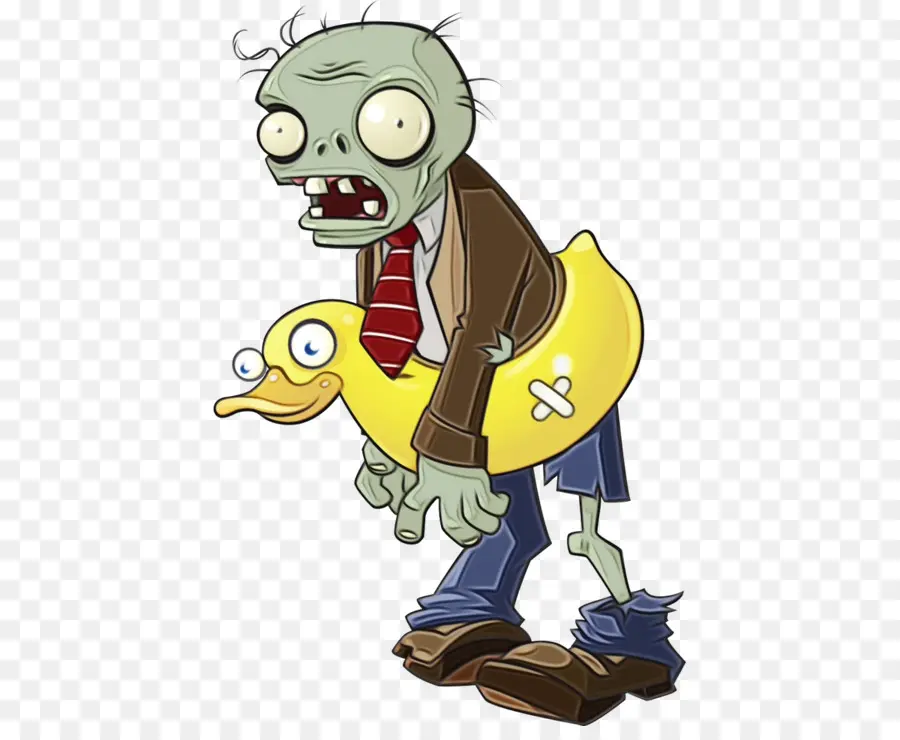 Zombie Avec Canard，Zombi PNG