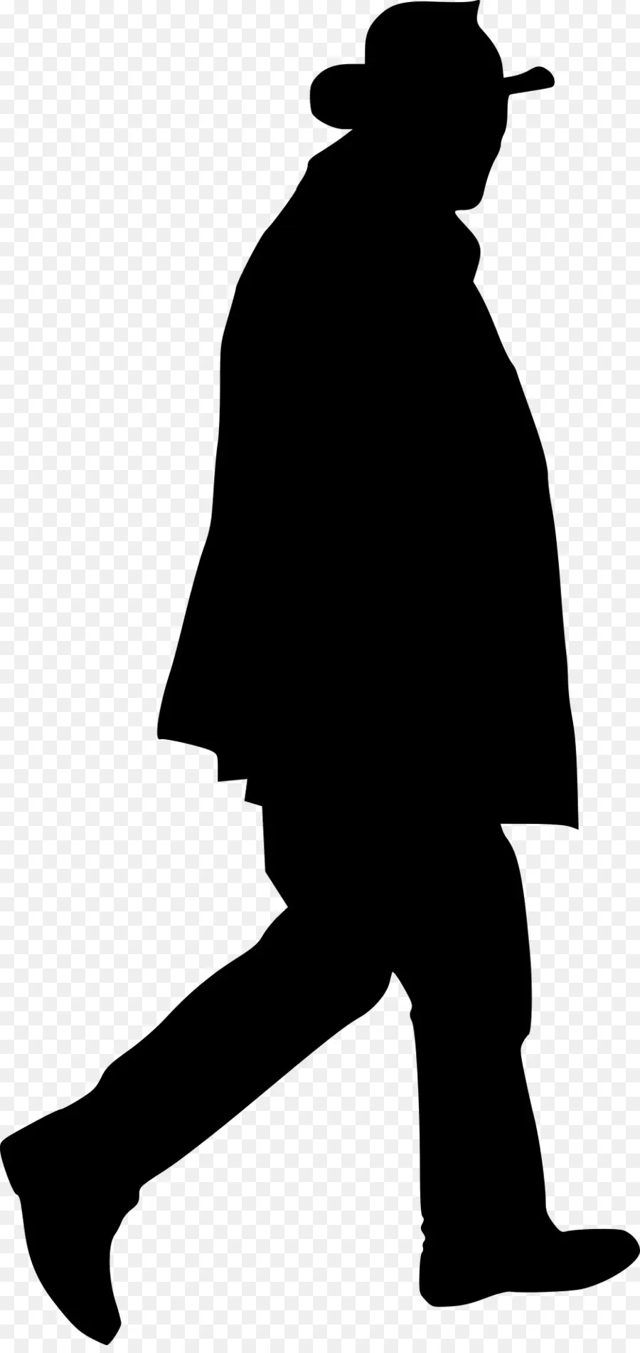 Silhouette，Homme PNG