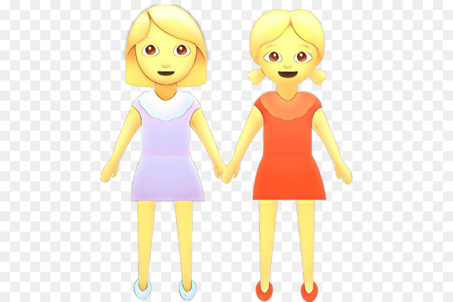 Emoji De Deux Filles，Amis PNG