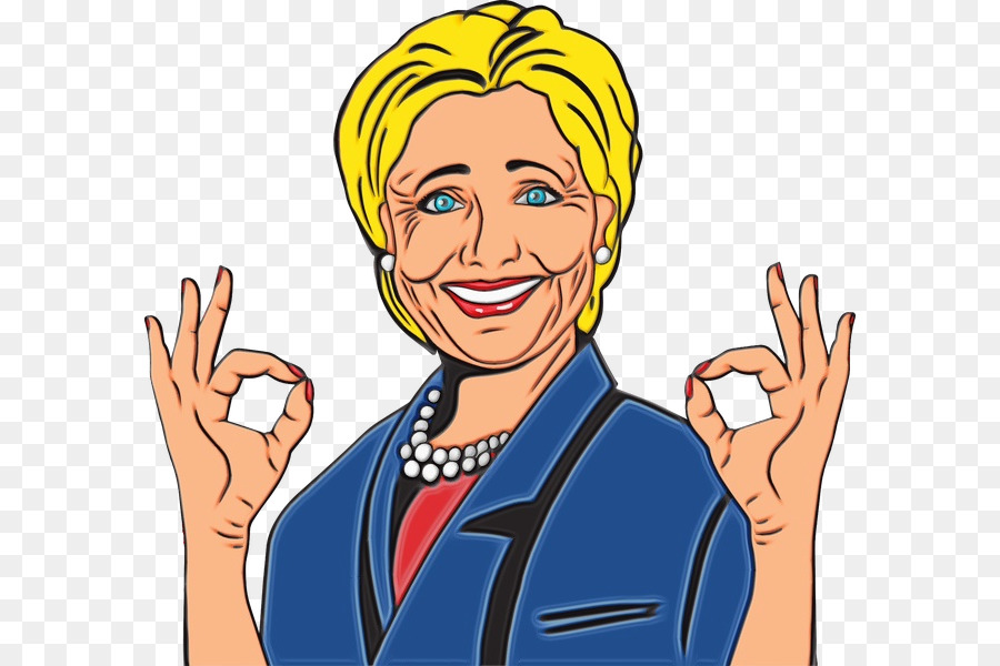 Hillary Clinton，Dessin Animé PNG