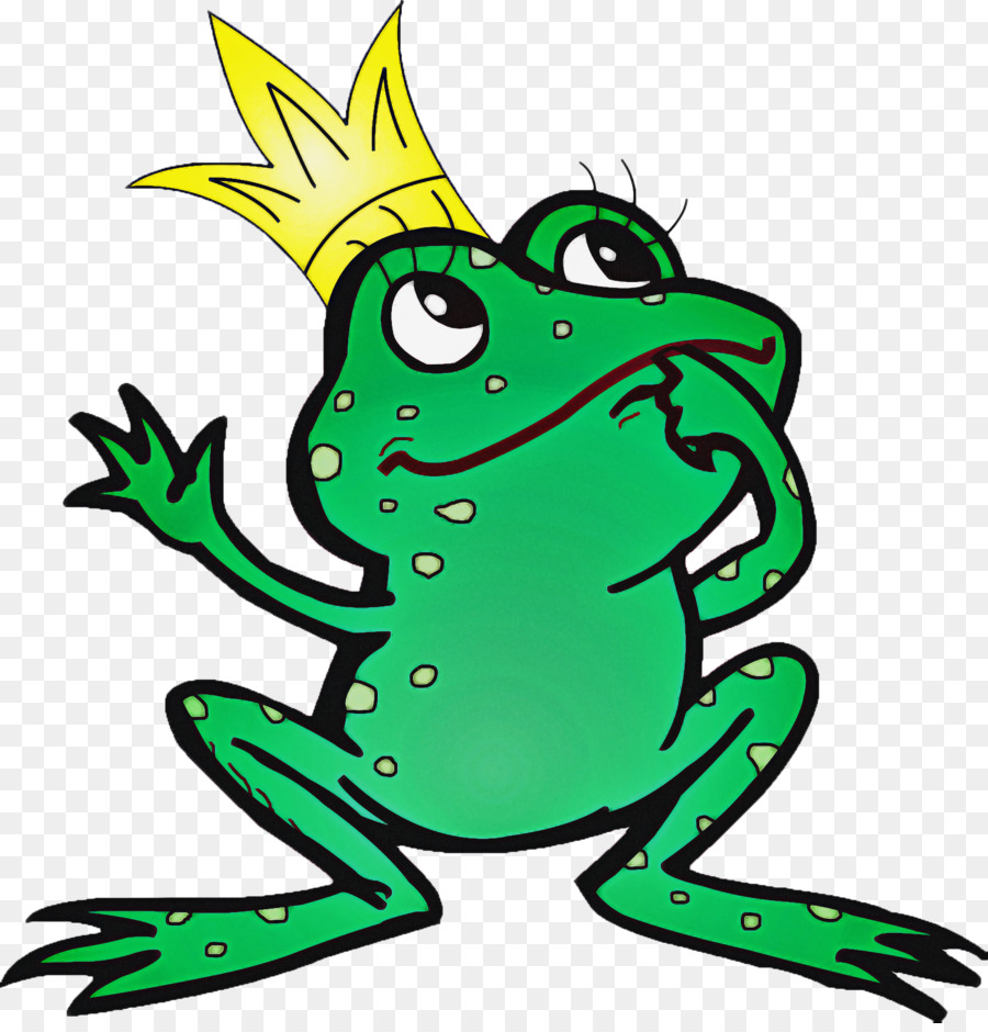 Grenouille Avec Couronne，Amphibie PNG