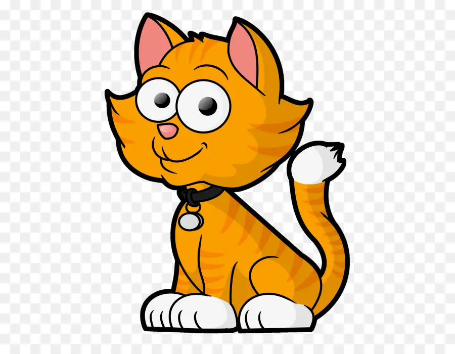 Chat Orange，Mignon PNG