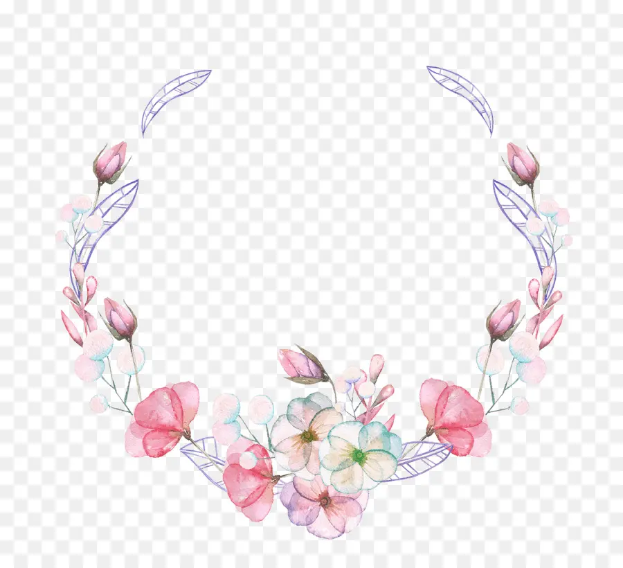 Couronne De Fleurs，Floral PNG