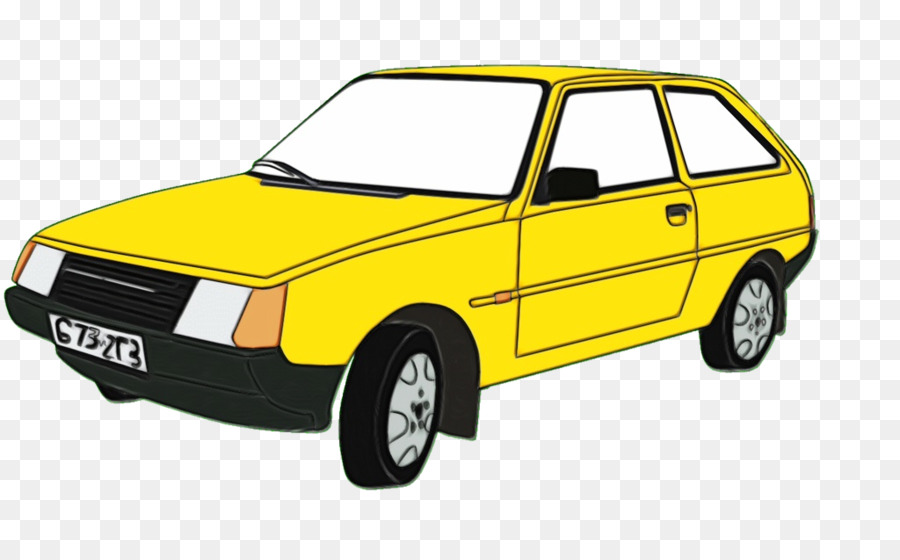 Voiture Jaune，Automobile PNG