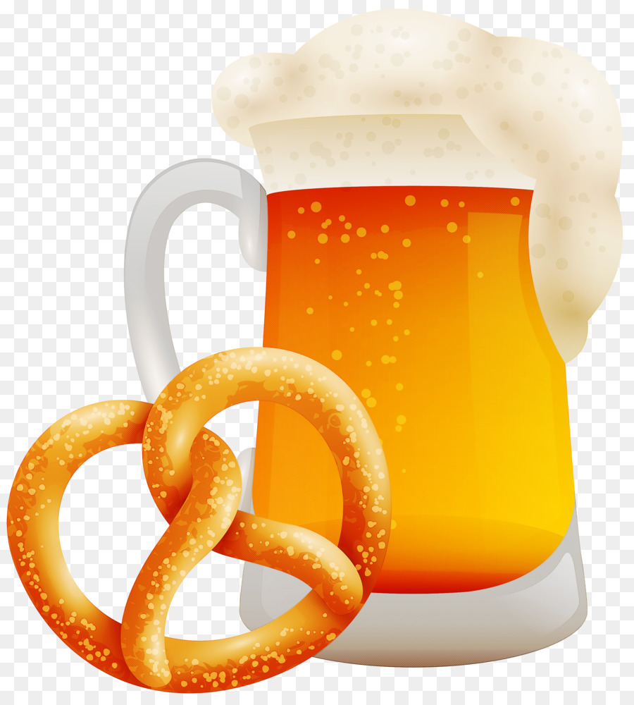 Bière，Bretzel PNG