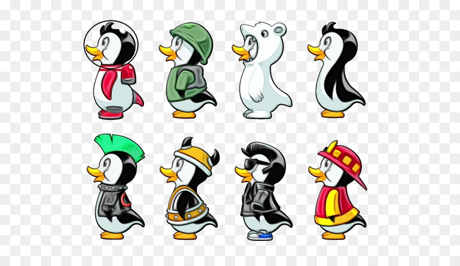 Pingouins En Costumes，Déguisements PNG