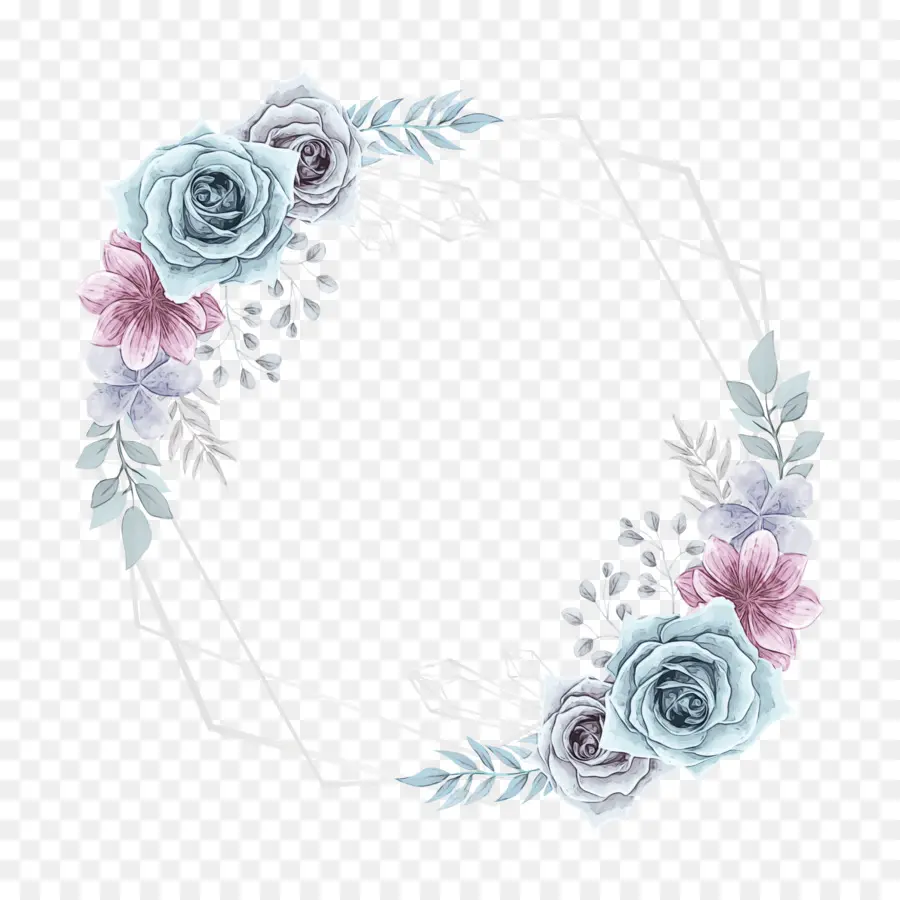 Couronne Florale，Fleurs PNG