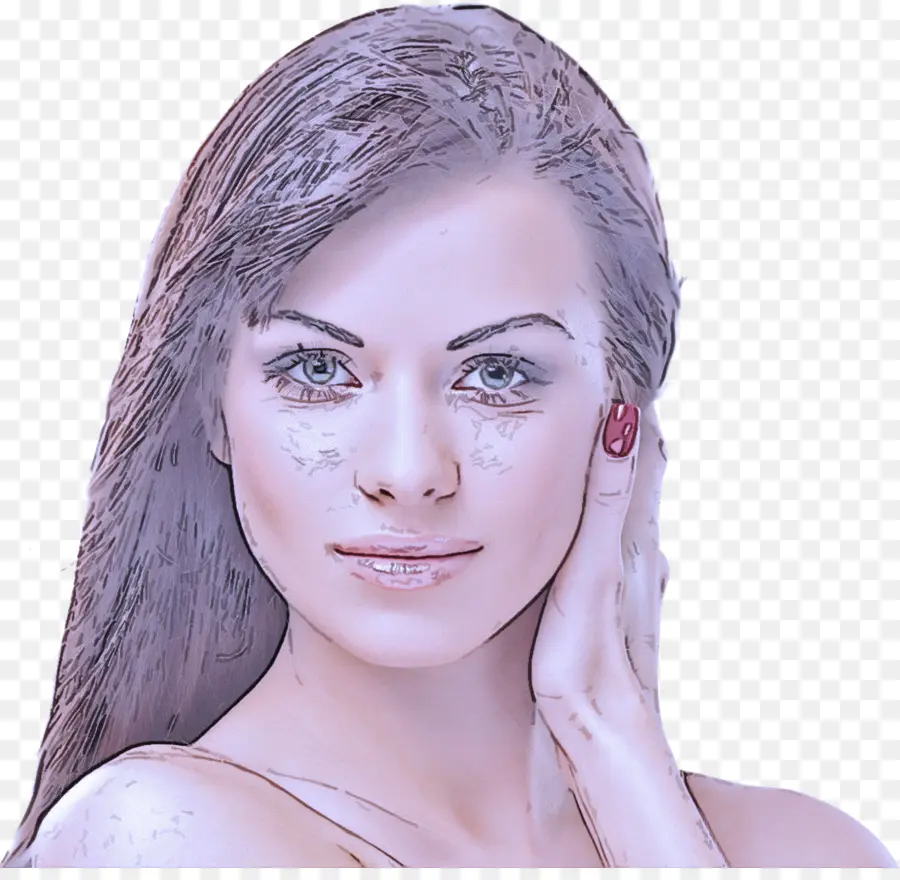 Visage De Femme，Portrait PNG