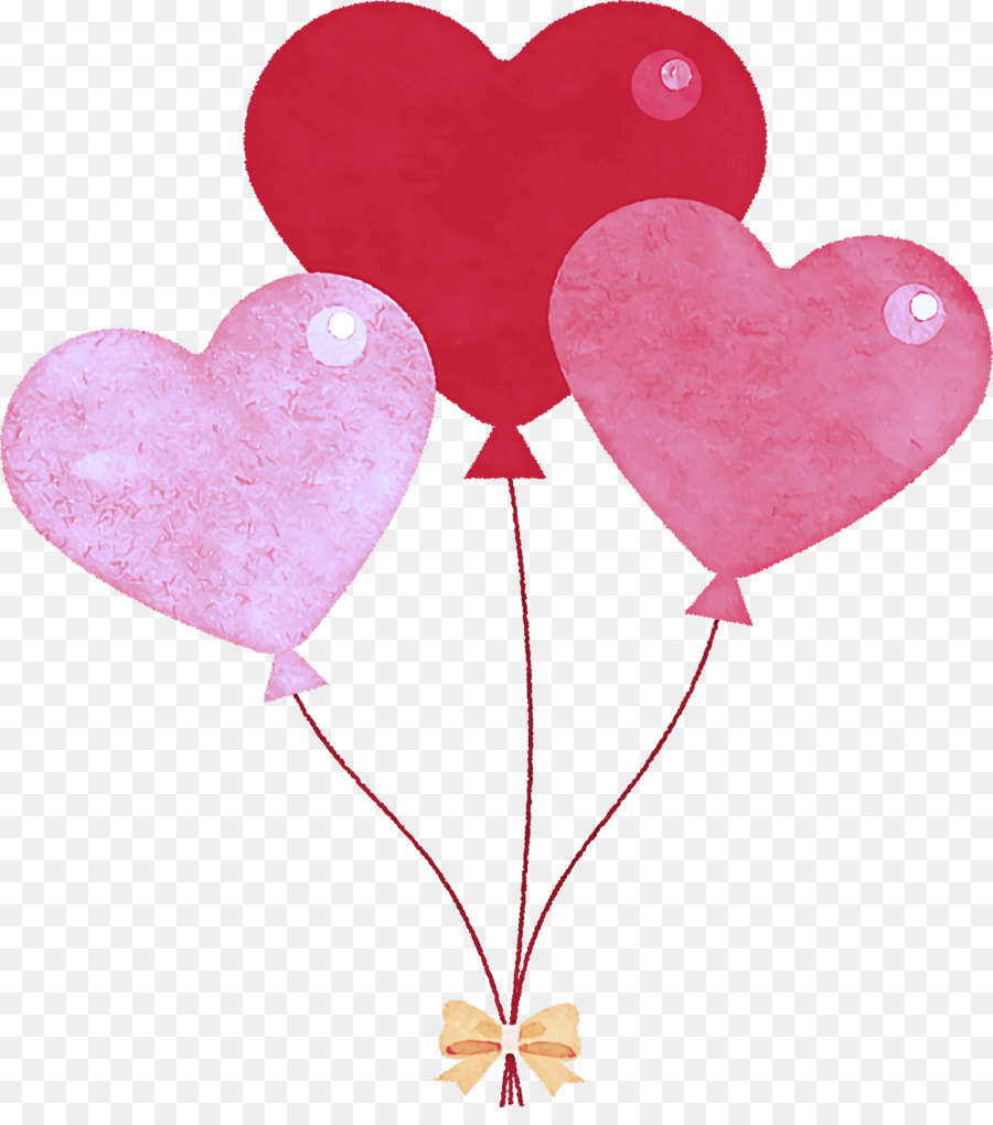 Ballons Coeur，Cœurs PNG