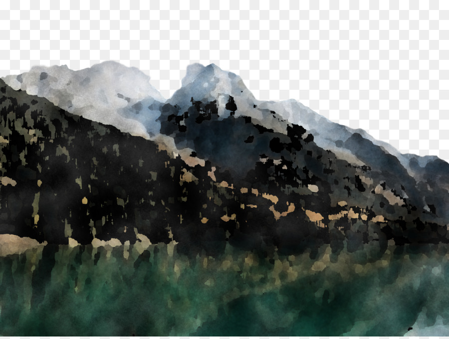 Chaîne De Montagnes，Eau PNG