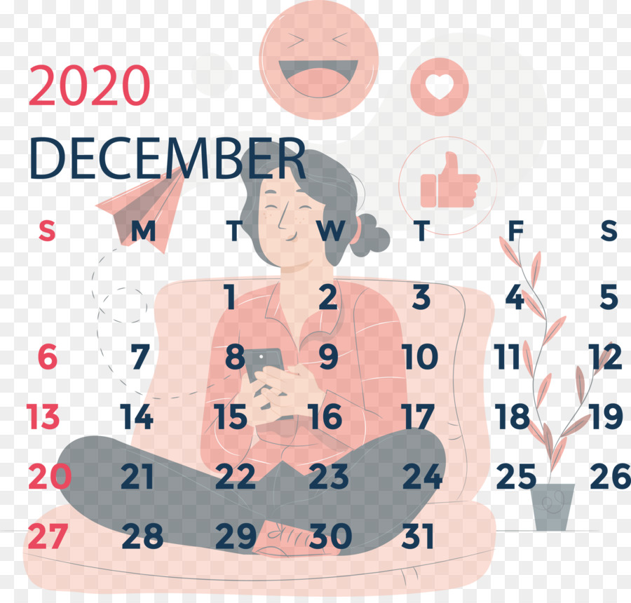 Calendrier，Décembre PNG