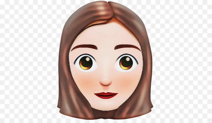 Visage Emoji Féminin，Femelle PNG