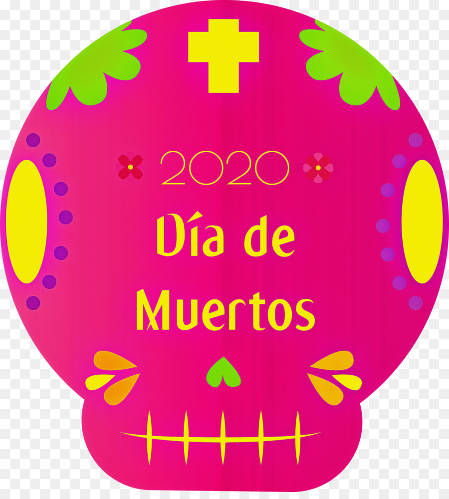 Crâne De Día De Muertos，2020 PNG