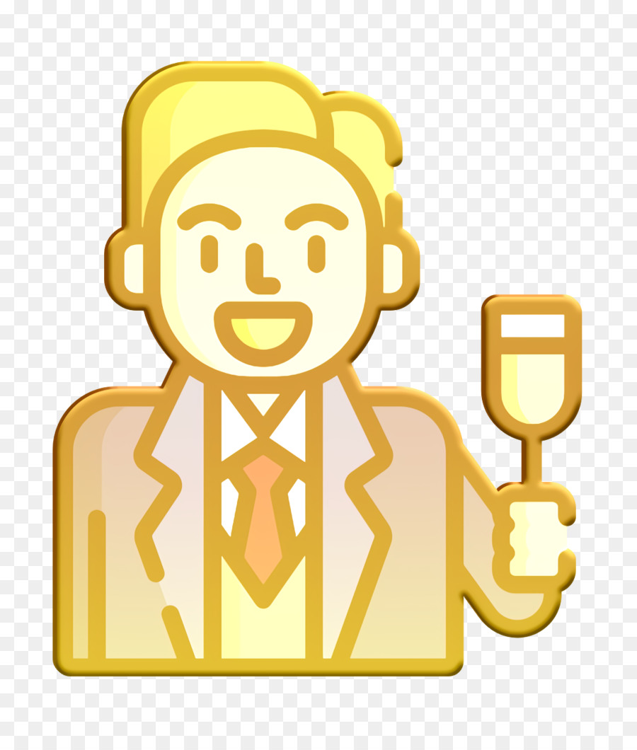 Homme Avec Verre，Costume PNG