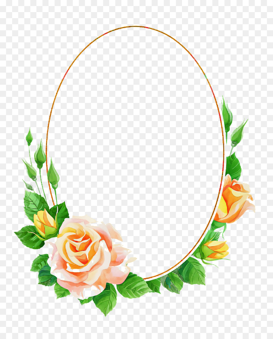 Couronne Florale，Roses PNG