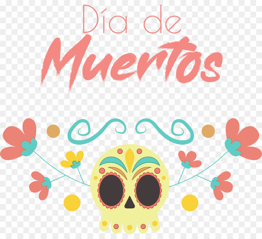 Crâne De Dia De Muertos，Sombrero PNG