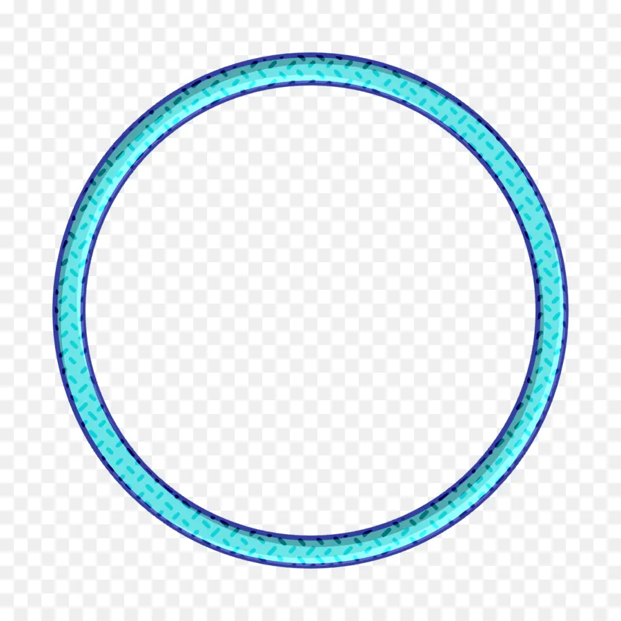 Cercle，Bleu PNG