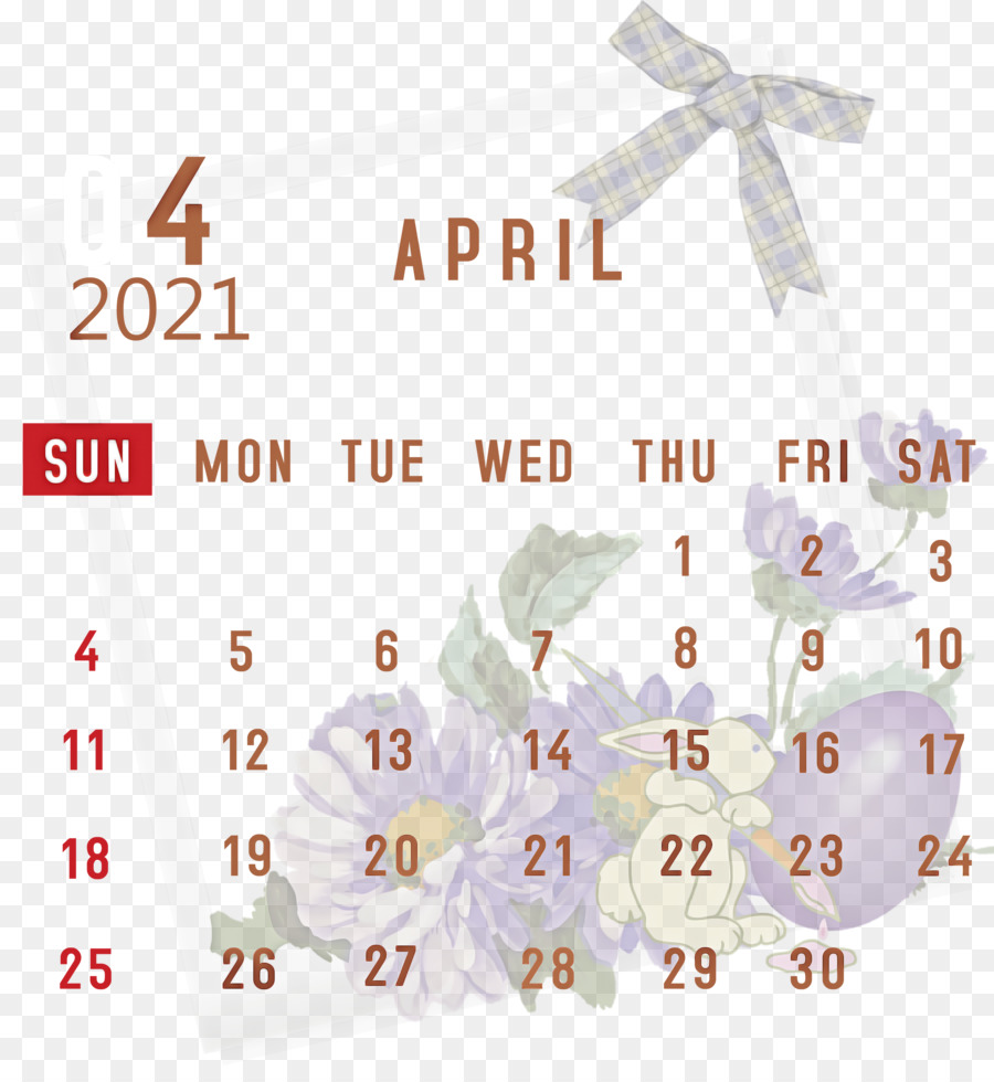 Calendrier D'avril，Mois PNG