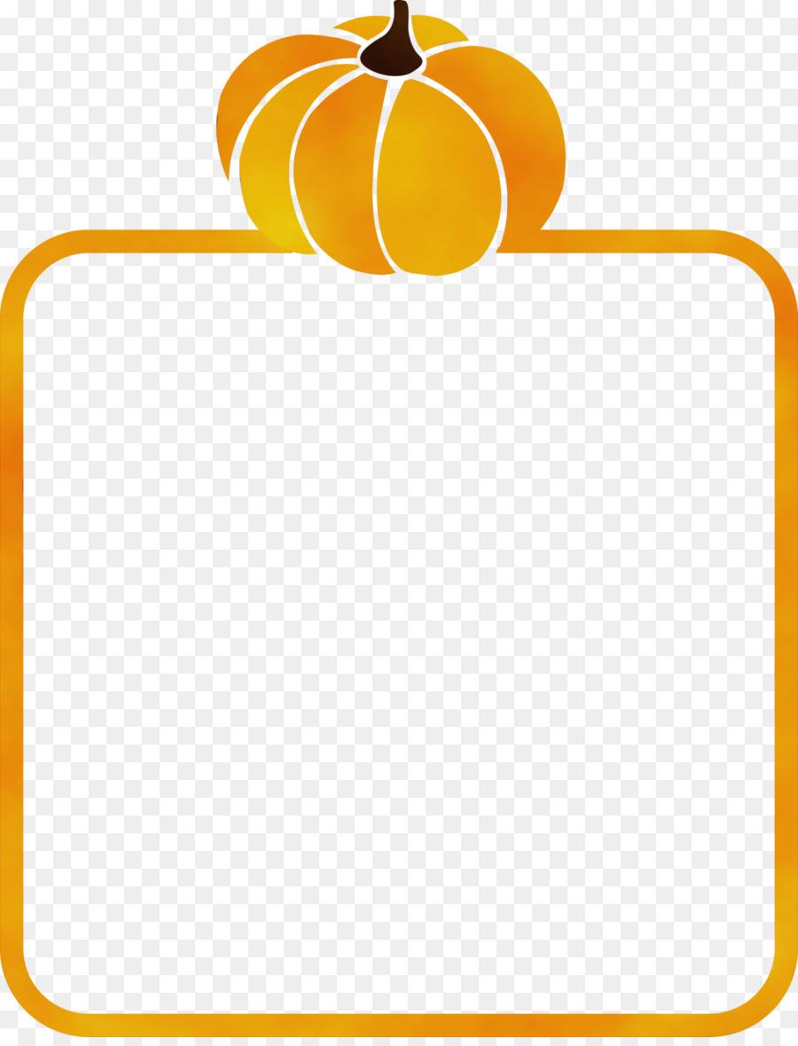 Cadre Citrouille，Automne PNG