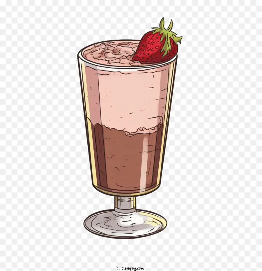 Milk Shake，Milk Shake Aux Fraises PNG