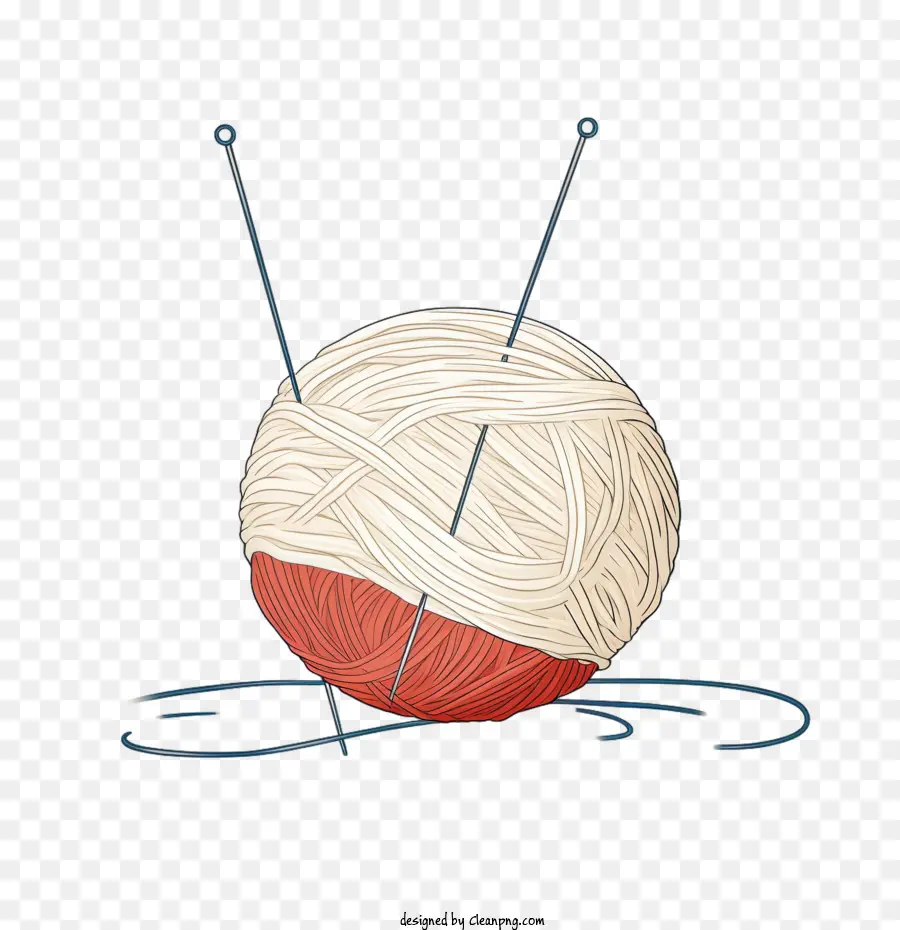 Boule à Tricoter，Pelote De Laine PNG