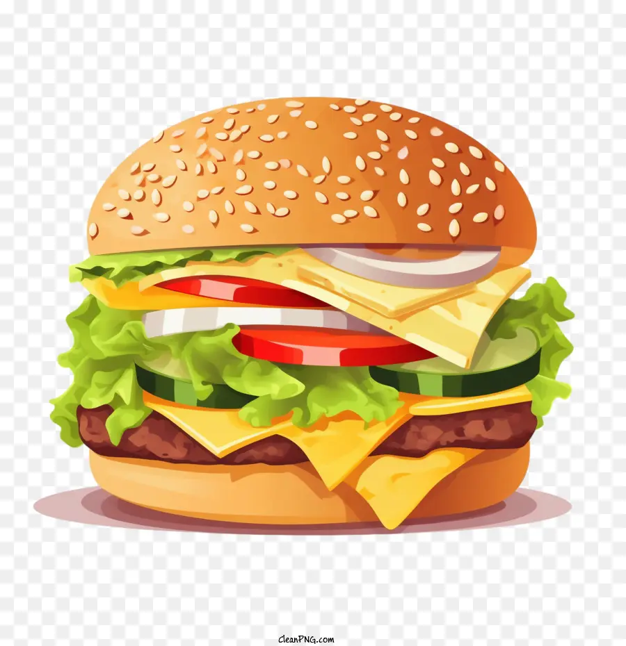 Hamburger，Fromage PNG