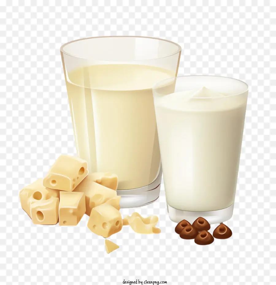 Chocolat Au Lait，Lait Et Fromage PNG