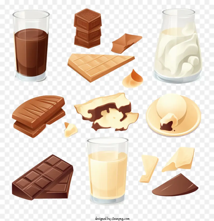 Chocolat Au Lait，Chocolat PNG