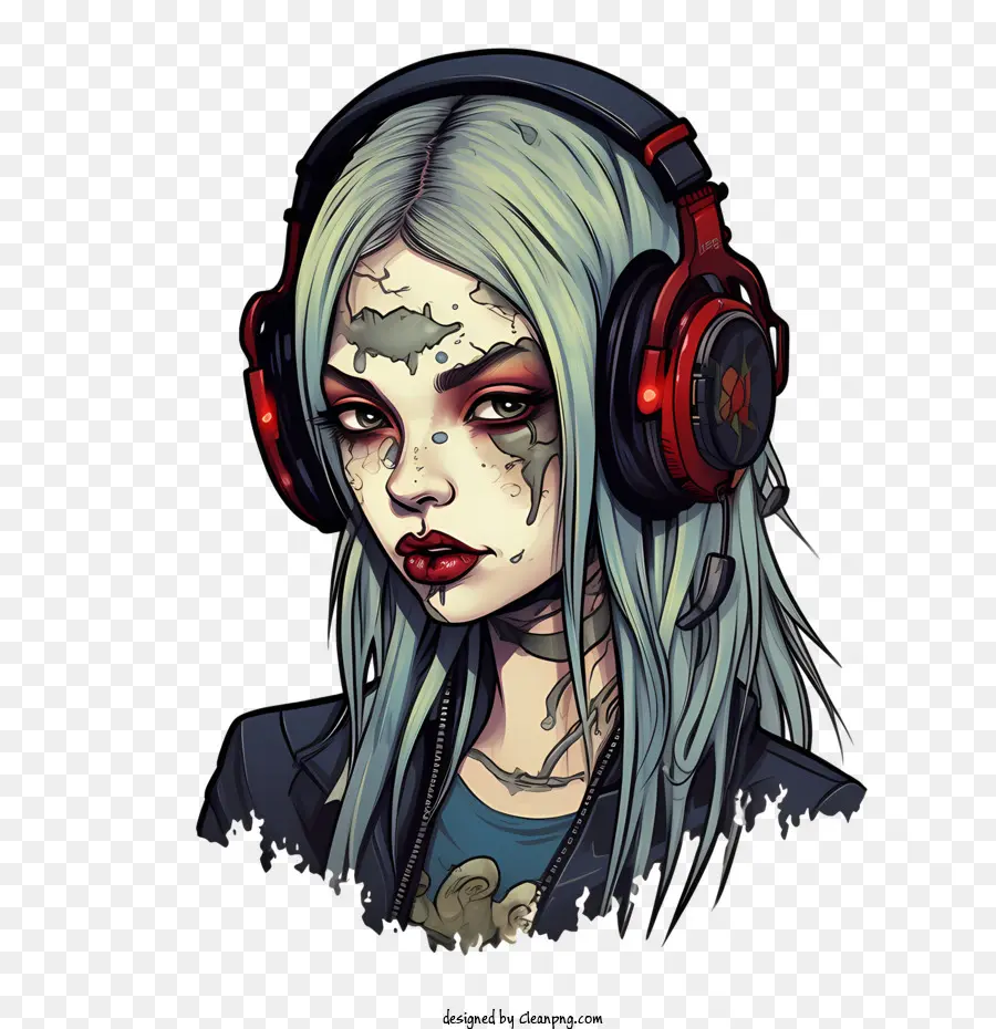 Fille Zombie，Zombi PNG