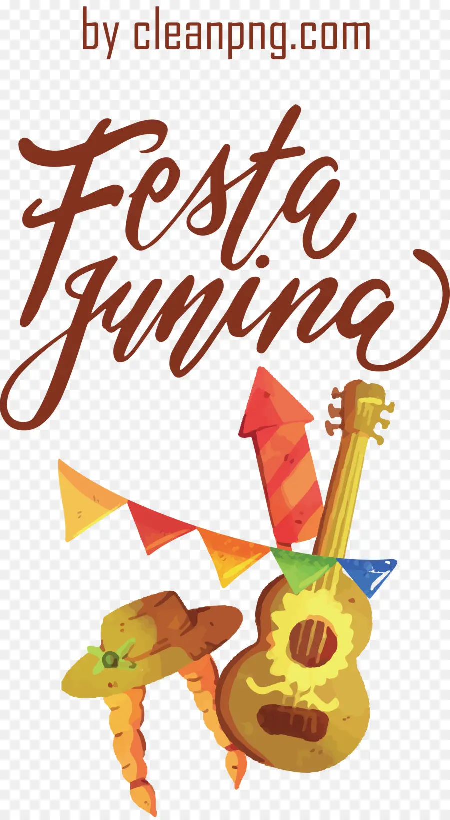 Fête Junina，Guitare PNG