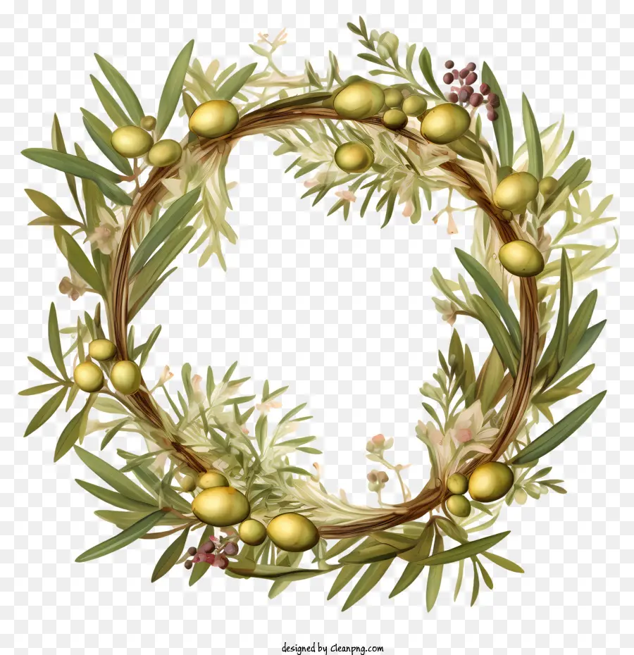 Couronne D'olivier，Olive PNG