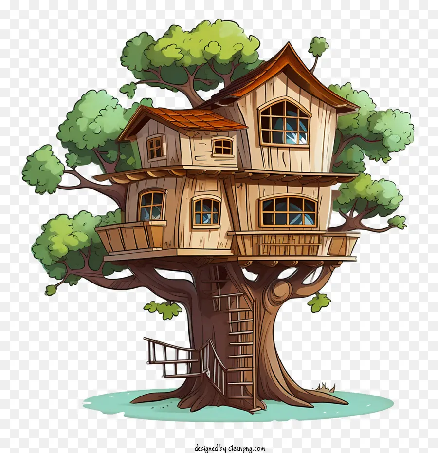 Cabane Dans Les Arbres，Arbre PNG