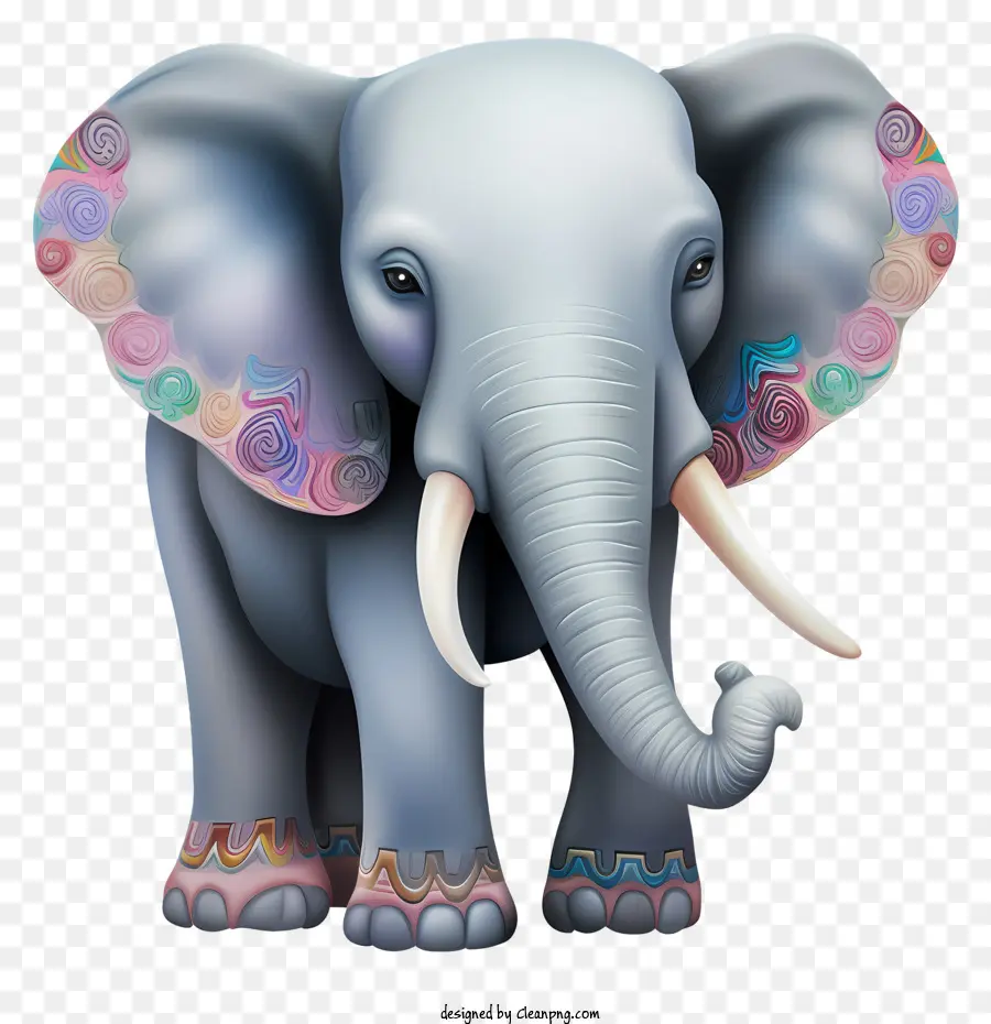 Éléphant，Éléphant De Dessin Animé PNG