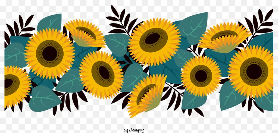 Tournesols，Jaune PNG