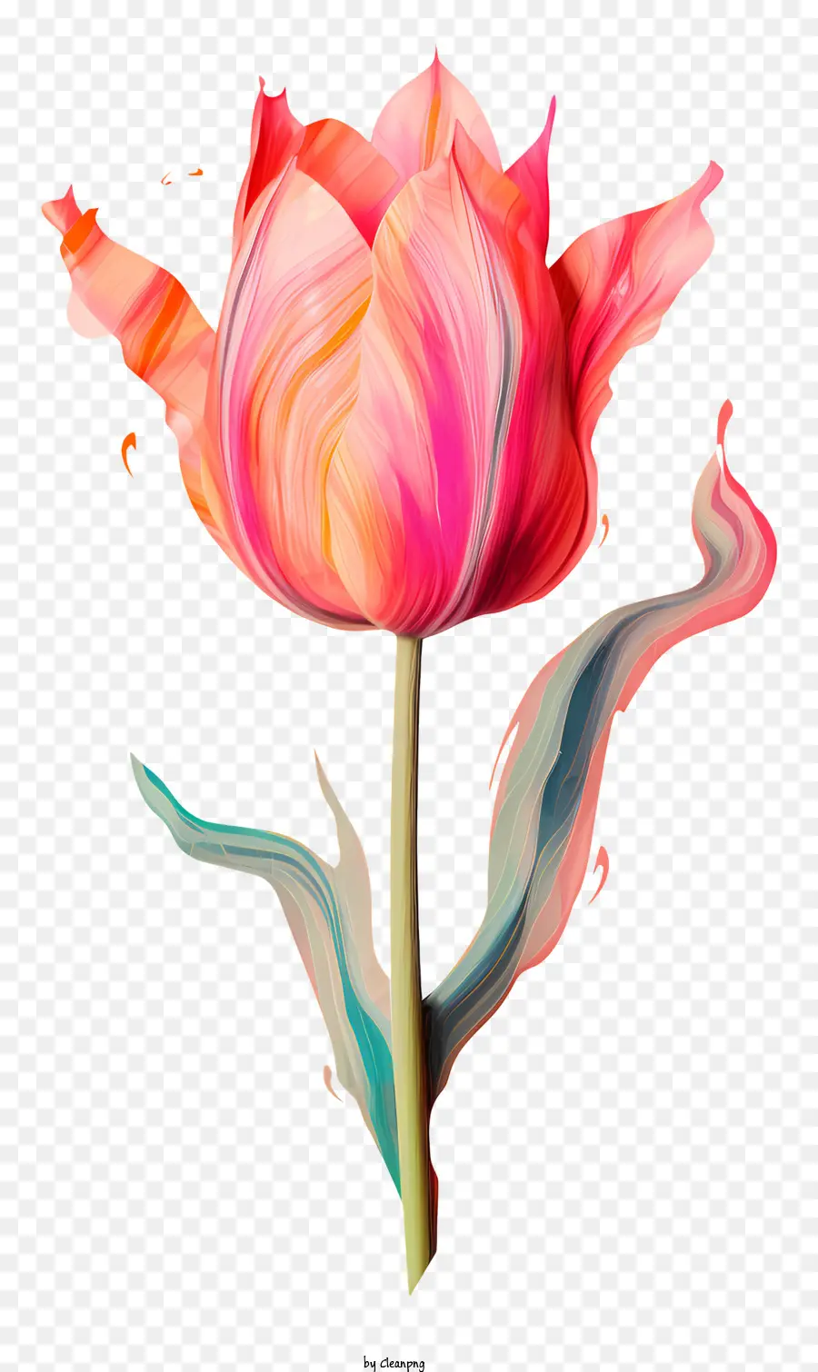 Tableau Tulipe Rose，Tulipe PNG