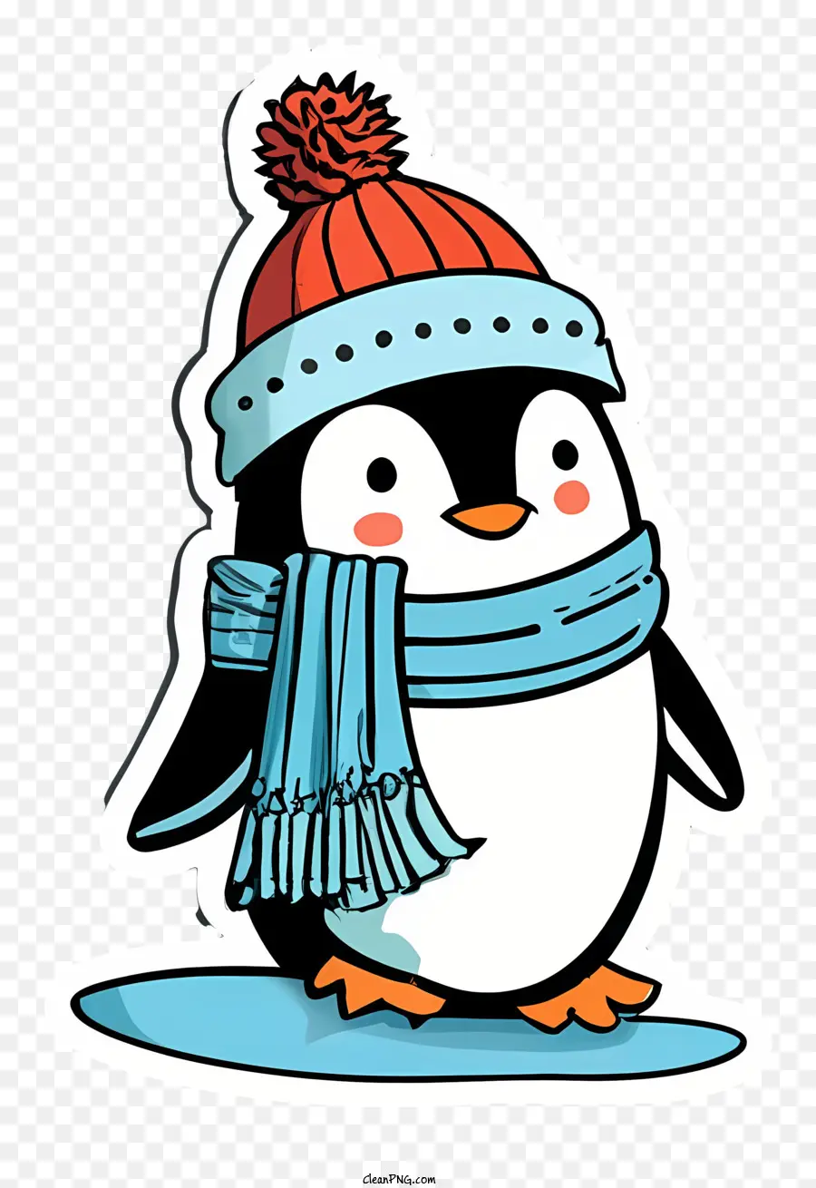 Pingouin De Dessin Animé，Pingouin Avec Chapeau PNG