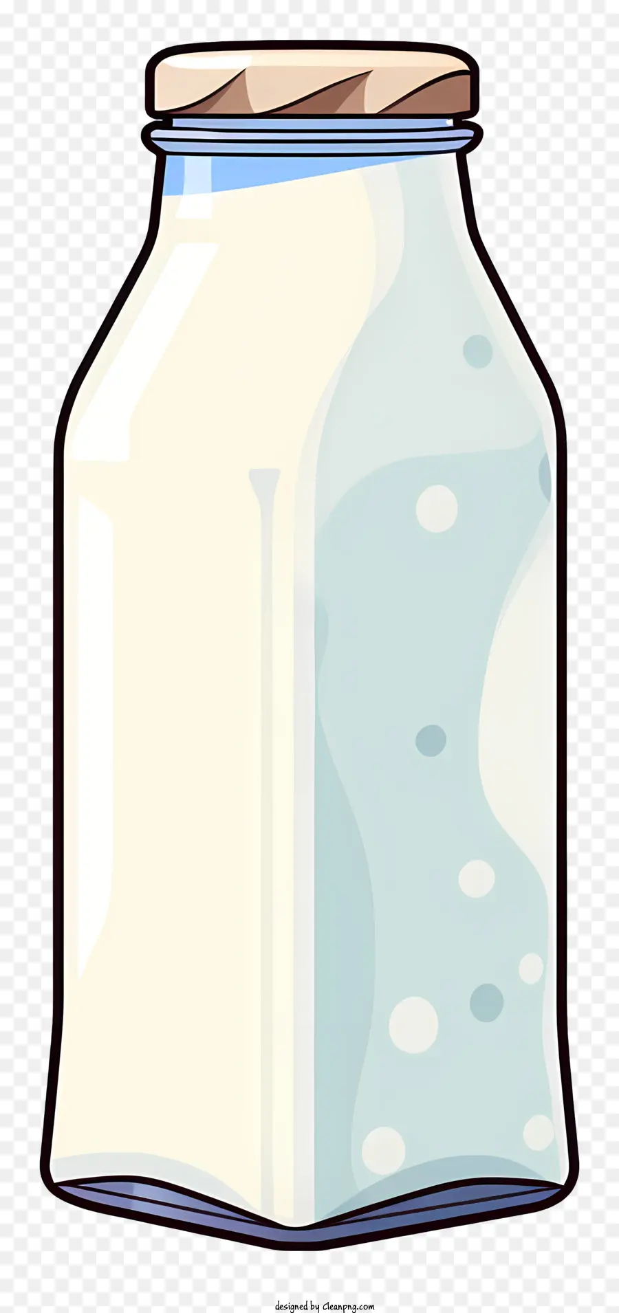 Bouteille En Verre，Bouteille De Lait PNG